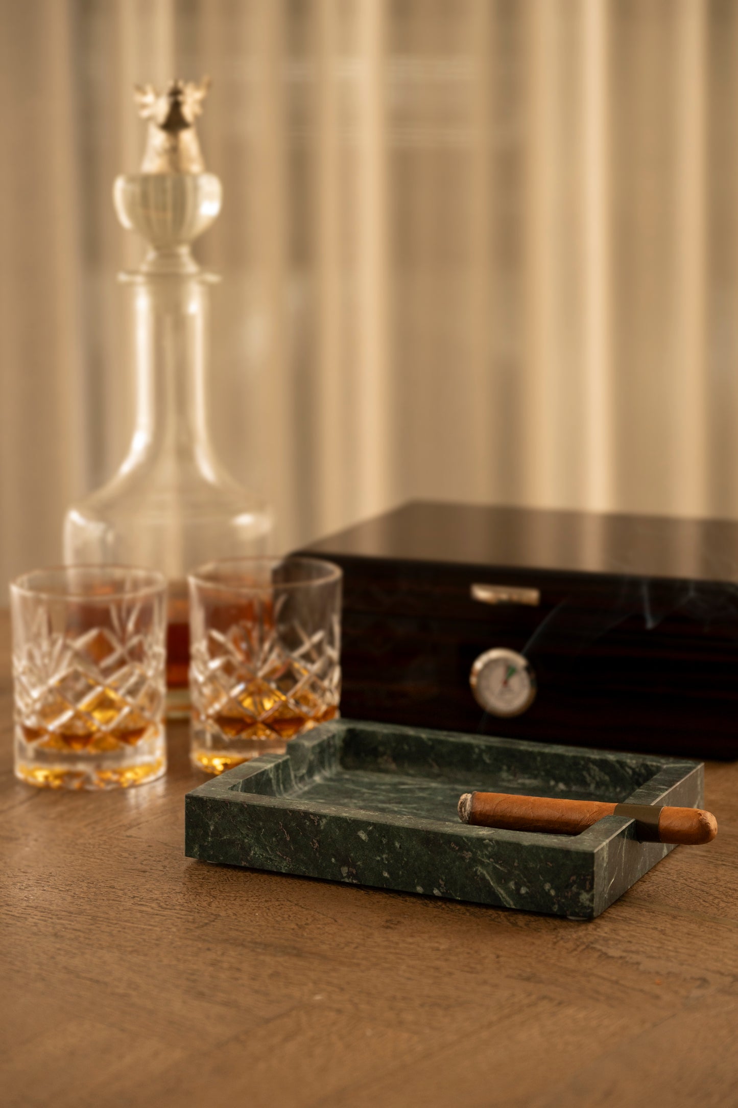 Verde Green Marble Cigar Tray