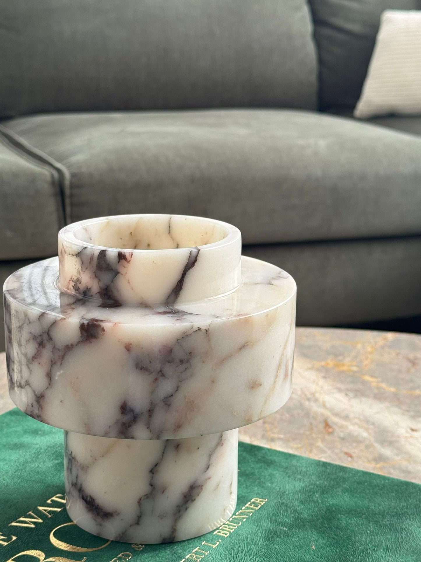 Calacatta Viola Marble Vase