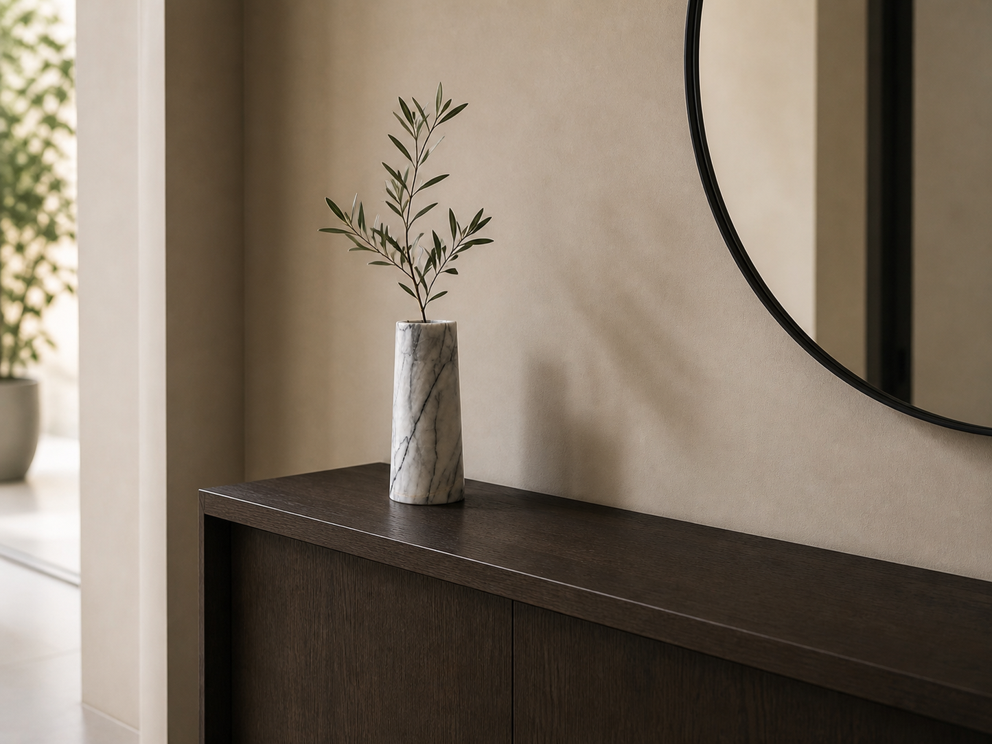 New York Marble Vase
