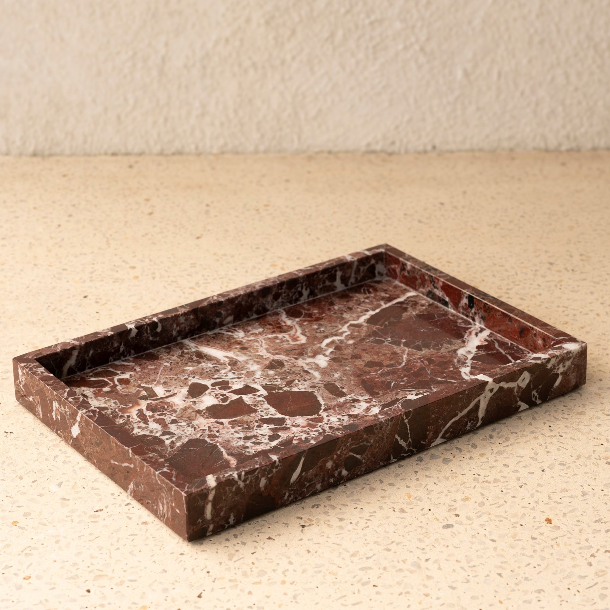 Rosso Levanto Marble Tray – Lithos