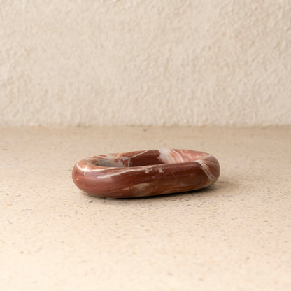Arabescato Orobico Rosso Marble Tray