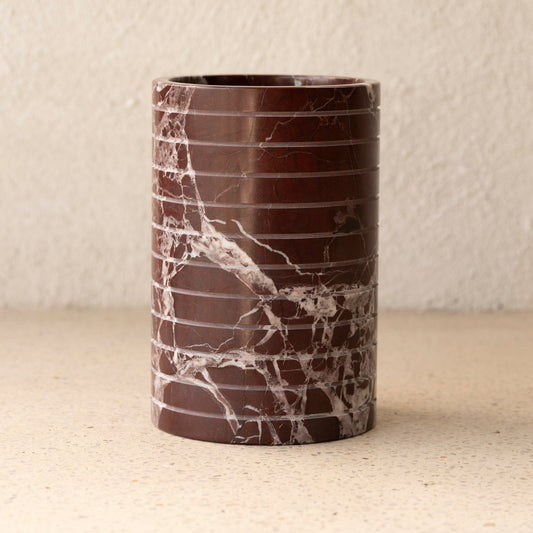 Rosso Levanto Marble Vase