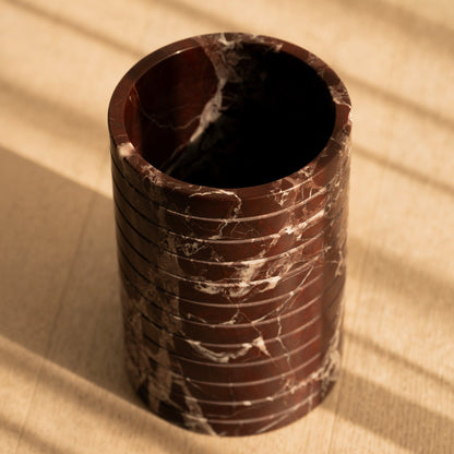 Rosso Levanto Marble Vase