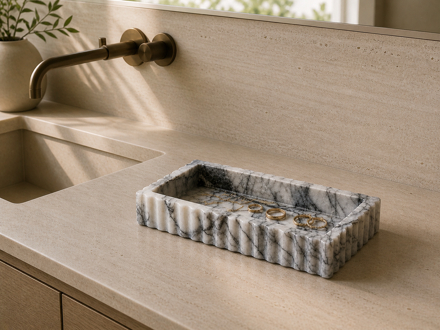 New York Marble Tray