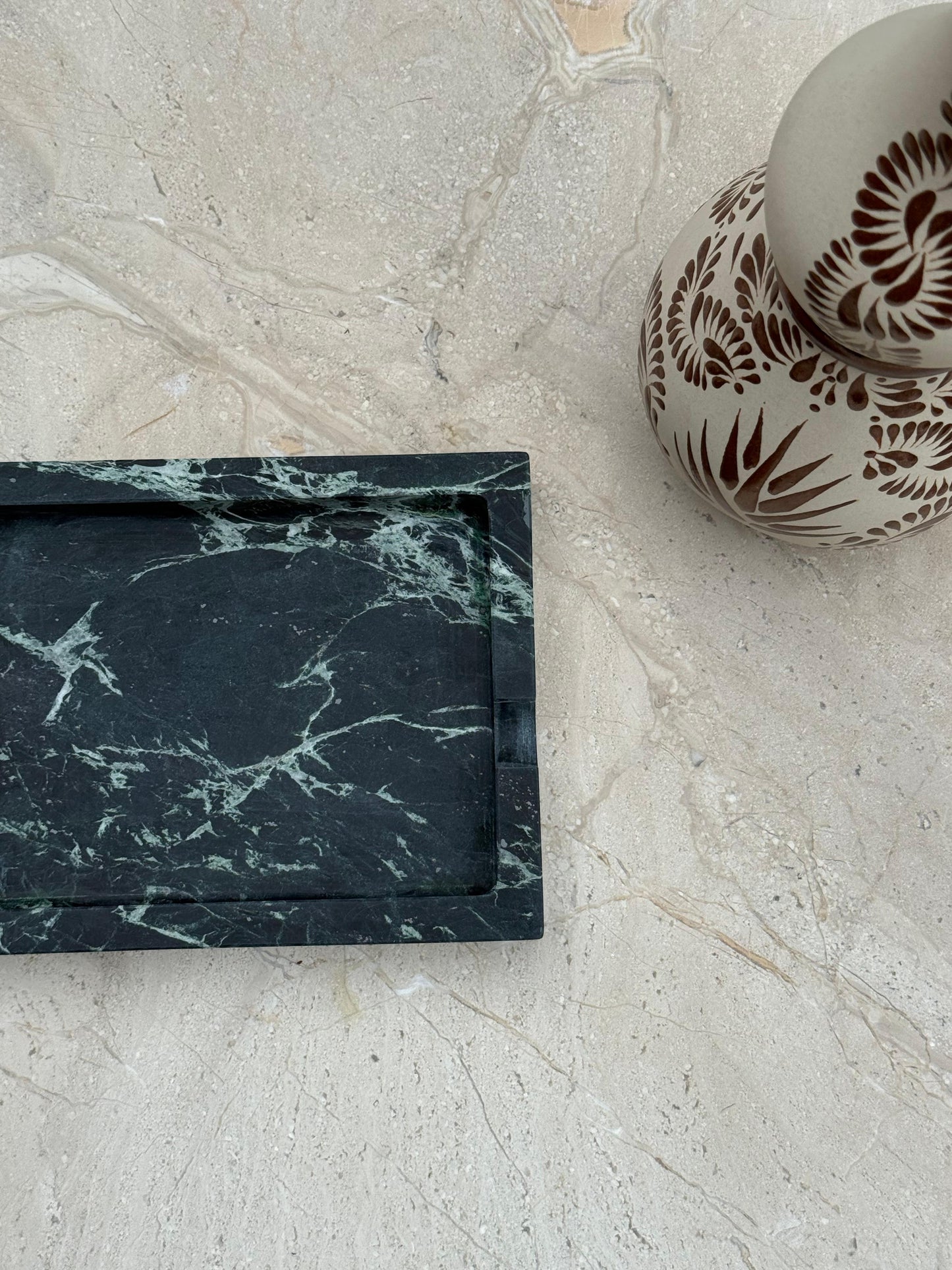 Verde Green Marble Cigar Tray