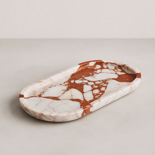 Calacatta Red Marble Tray