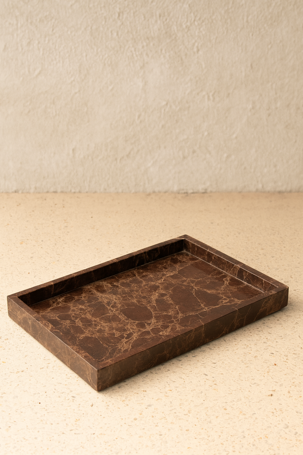Dark Emperador Marble Tray